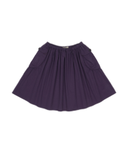 Coyseio - Big Pocket Shirring Skirt (Purple) product image 1 | TRAB K-Fashion Australia