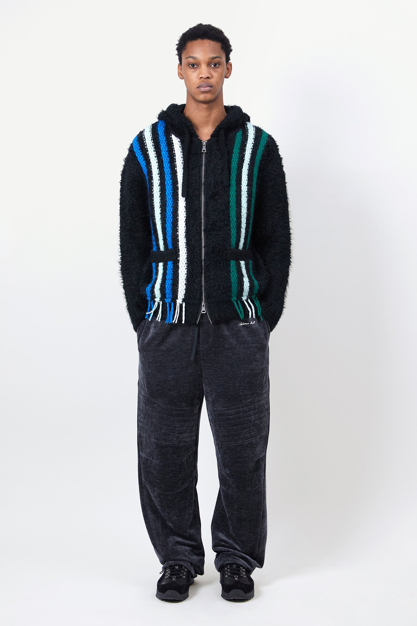 Andersson Bell - Biker Track Pants (Charcoal) product image 4 | TRAB K-Fashion Australia