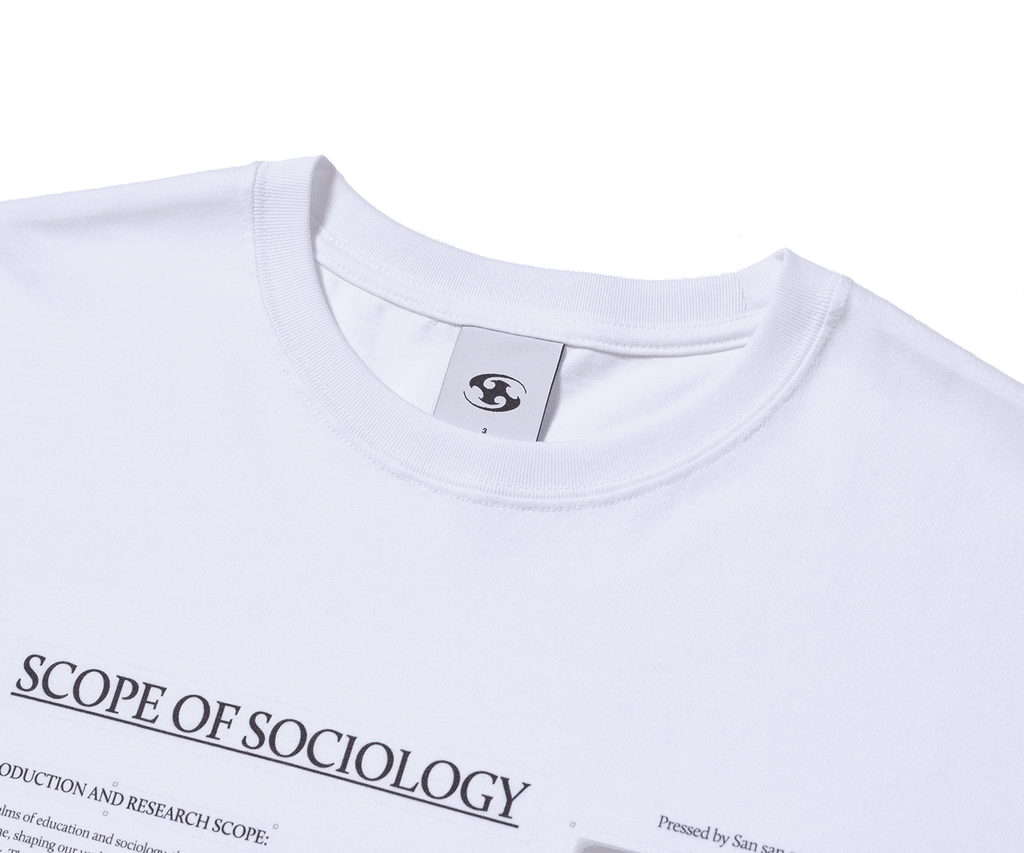 San San Gear - Scope Thesis T-Shirt White product image 3 | TRAB K-Fashion Australia