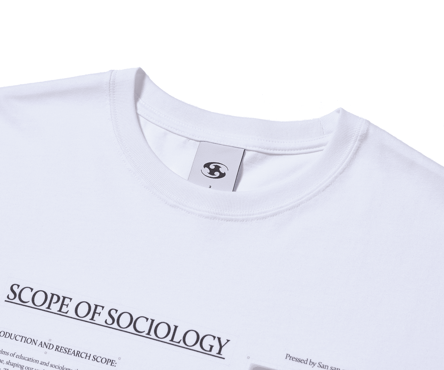 San San Gear - Scope Thesis T-Shirt White product image 3 | TRAB K-Fashion Australia