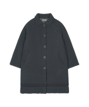 Coyseio - Soft Stitch Padded Coat (Blue Charcoal) product image 1 | TRAB K-Fashion Australia