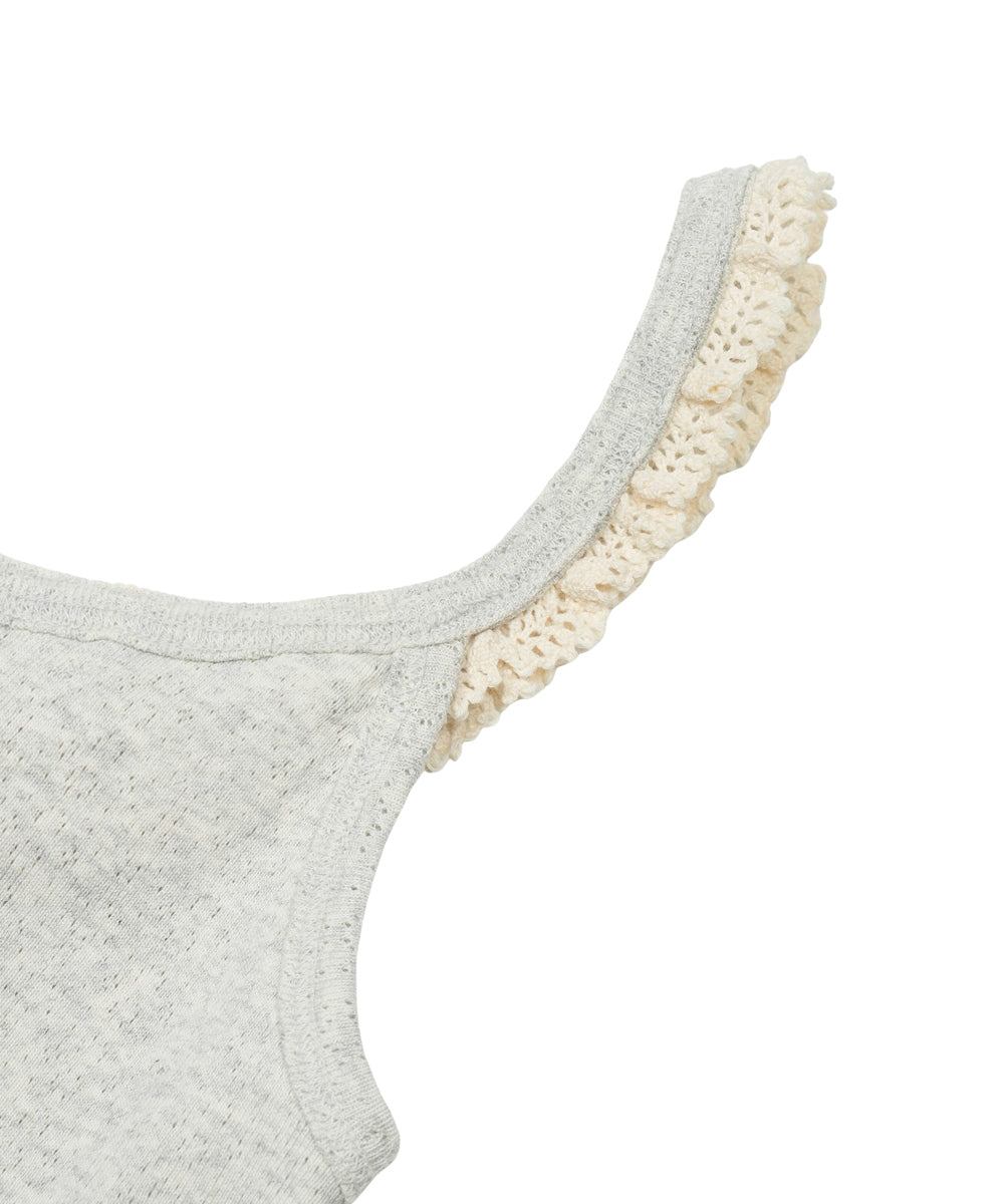 Coyseio - Vintage Puppy Lace Sleeveless Light Melange product image 18 | TRAB K-Fashion Australia