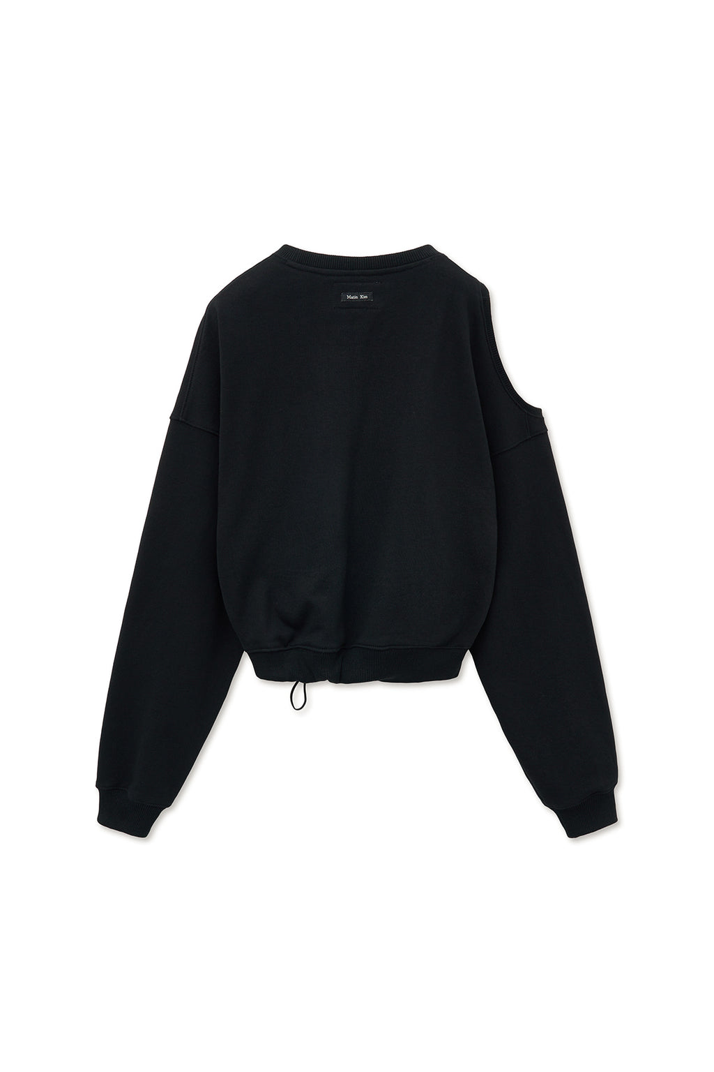 Matin Kim - Shoulder Hole Sweatshirt (Black) product image 2 | TRAB K-Fashion Australia