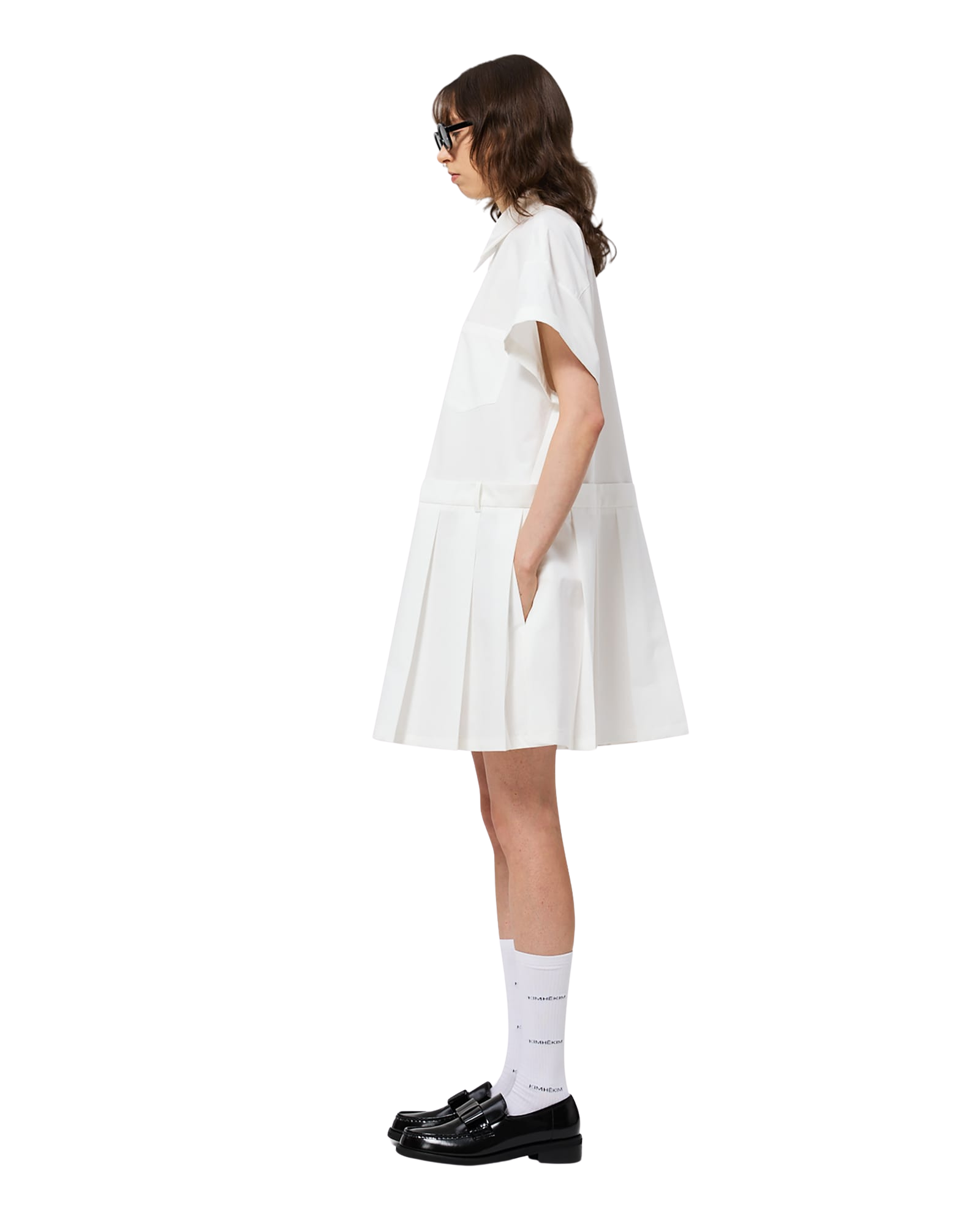 Kimhe Kim - Kokka Shirt Dress (White) product image 9 | TRAB K-Fashion Australia