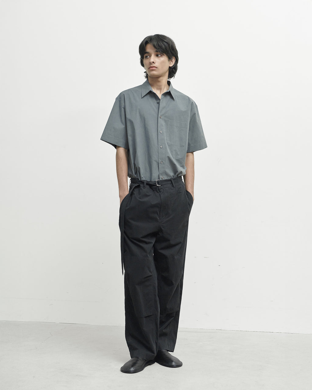 Brownyard - Half Shirt (Charcoal) product image 1 | TRAB K-Fashion Australia