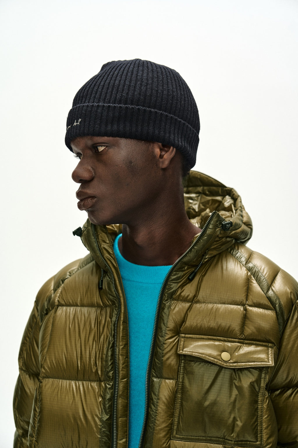 Andersson Bell - Unisex Torino Lightweight Down Jacket (Olive) product image 10 | TRAB K-Fashion Australia