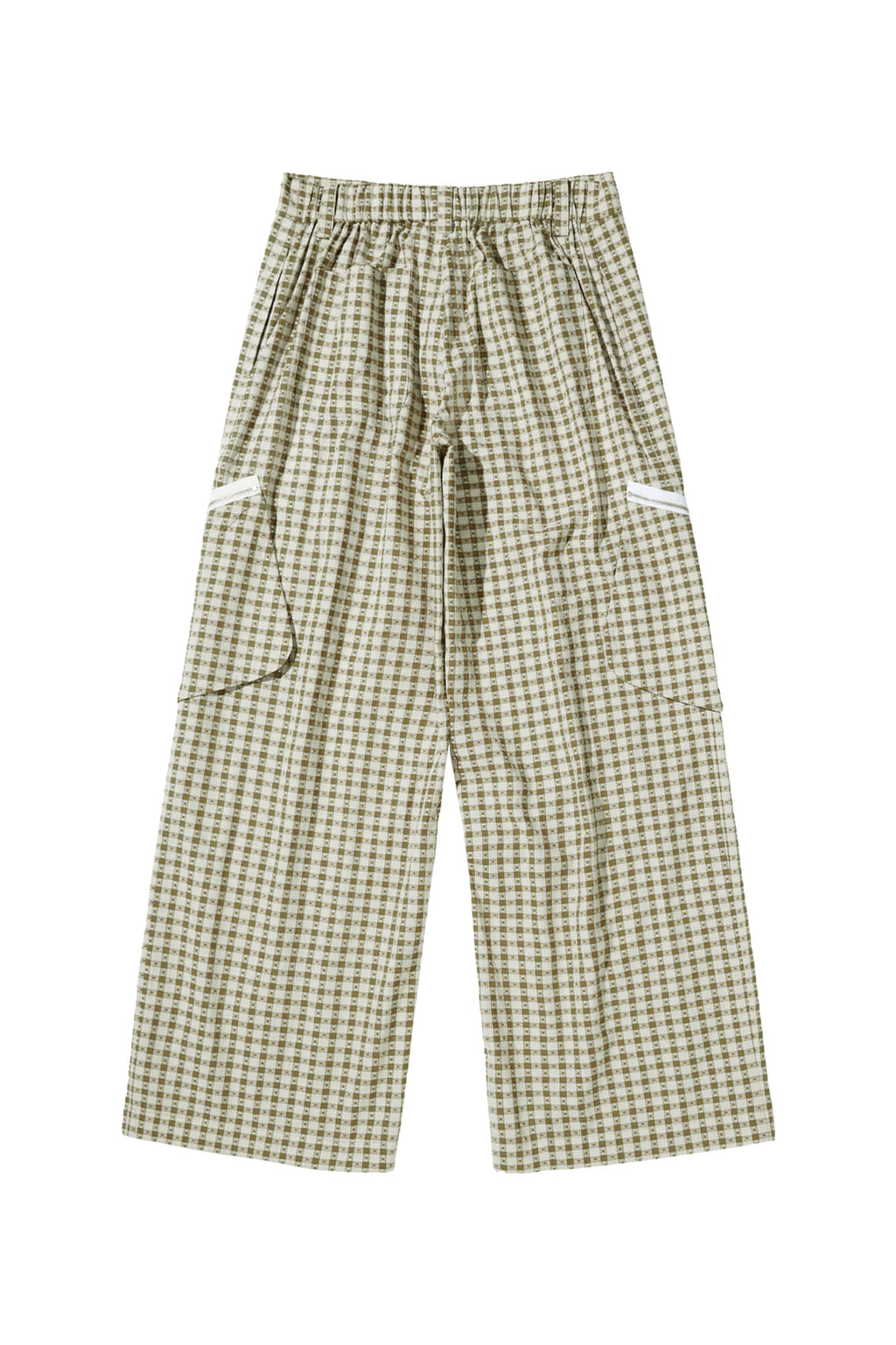 Deinet - Deinet Check Cargo String Pants (Beige) product image 2 | TRAB K-Fashion Australia