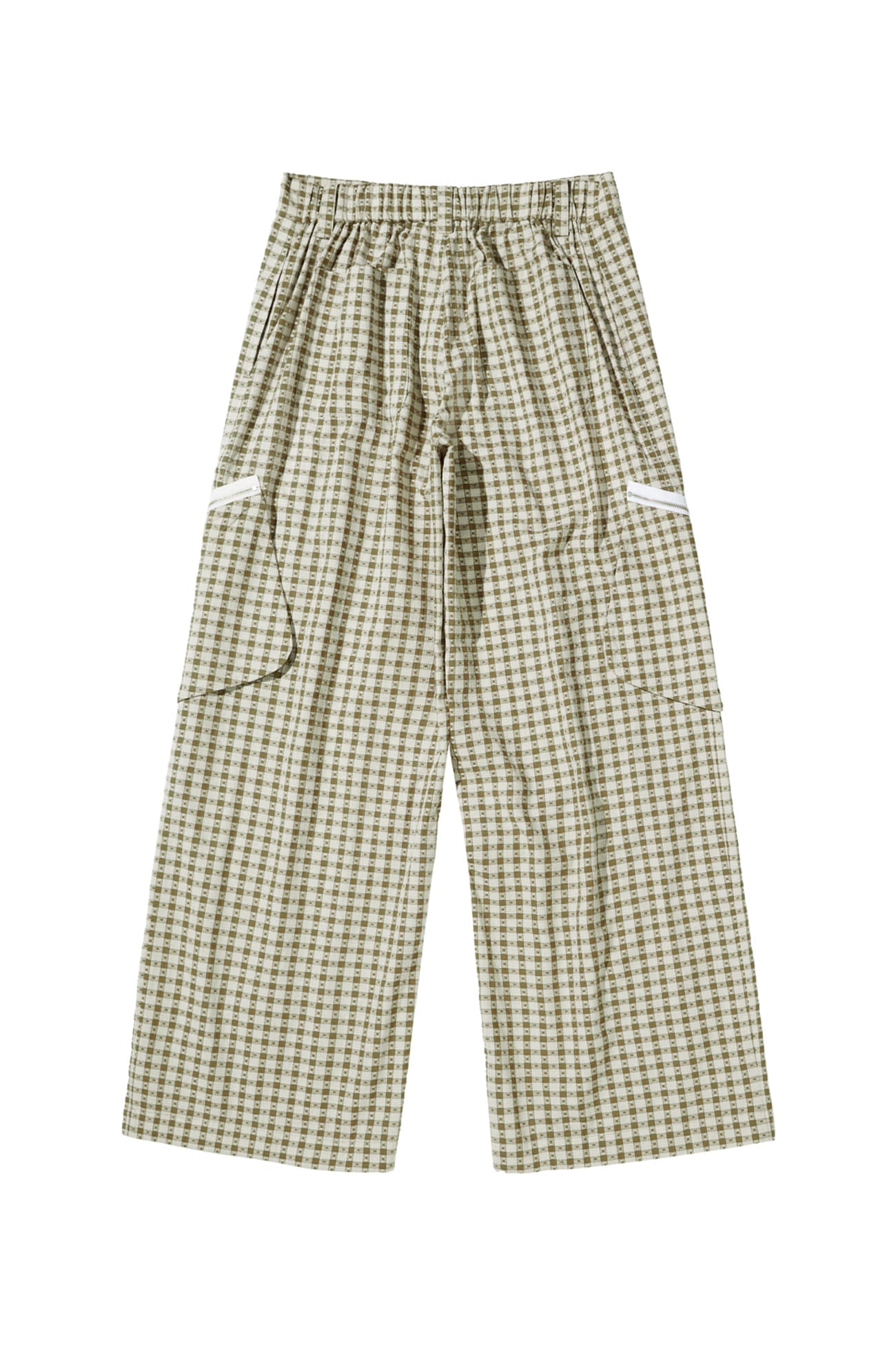 Deinet - Deinet Check Cargo String Pants (Beige) product image 2 | TRAB K-Fashion Australia