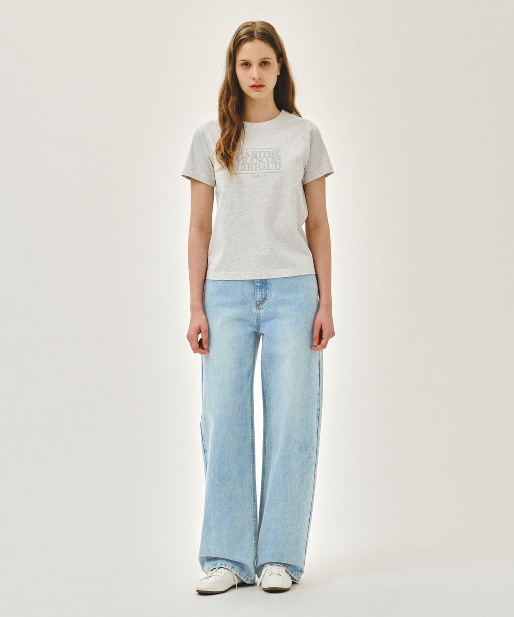 Marithe & Francois Girbaud - Classic Logo Tee (Light Heather Gray) product image 5 | TRAB K-Fashion Australia