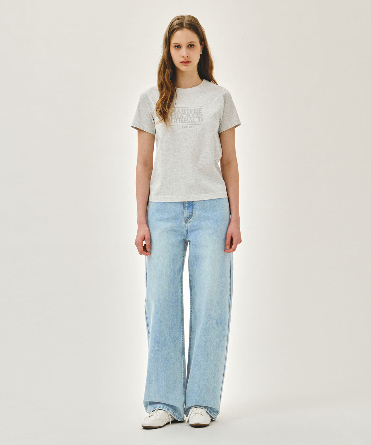 Marithe & Francois Girbaud - Classic Logo Tee (Light Heather Gray) product image 5 | TRAB K-Fashion Australia