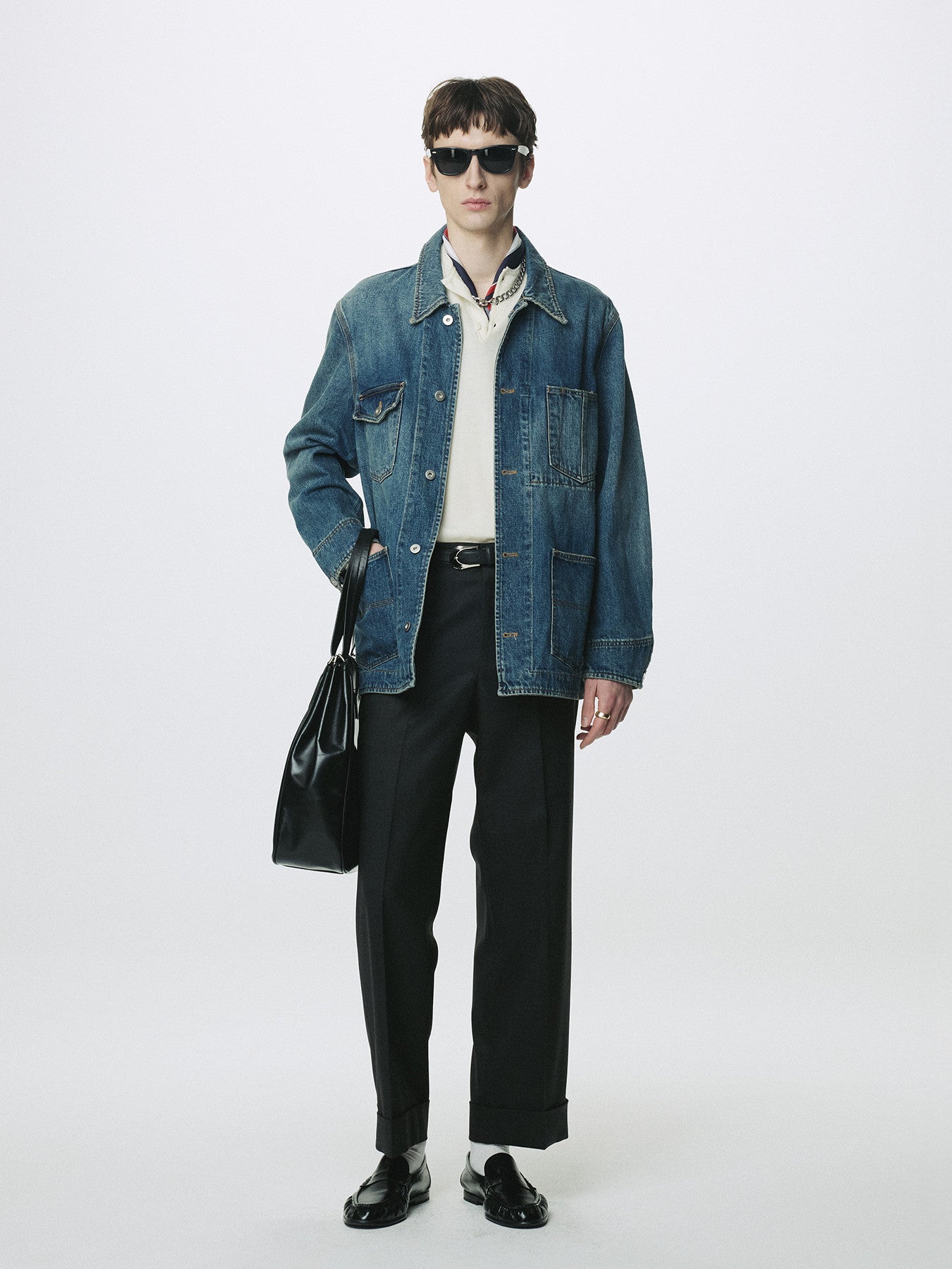 Tonywack - Wool Cuffed Trousers (Charcoal) product image 8 | TRAB K-Fashion Australia