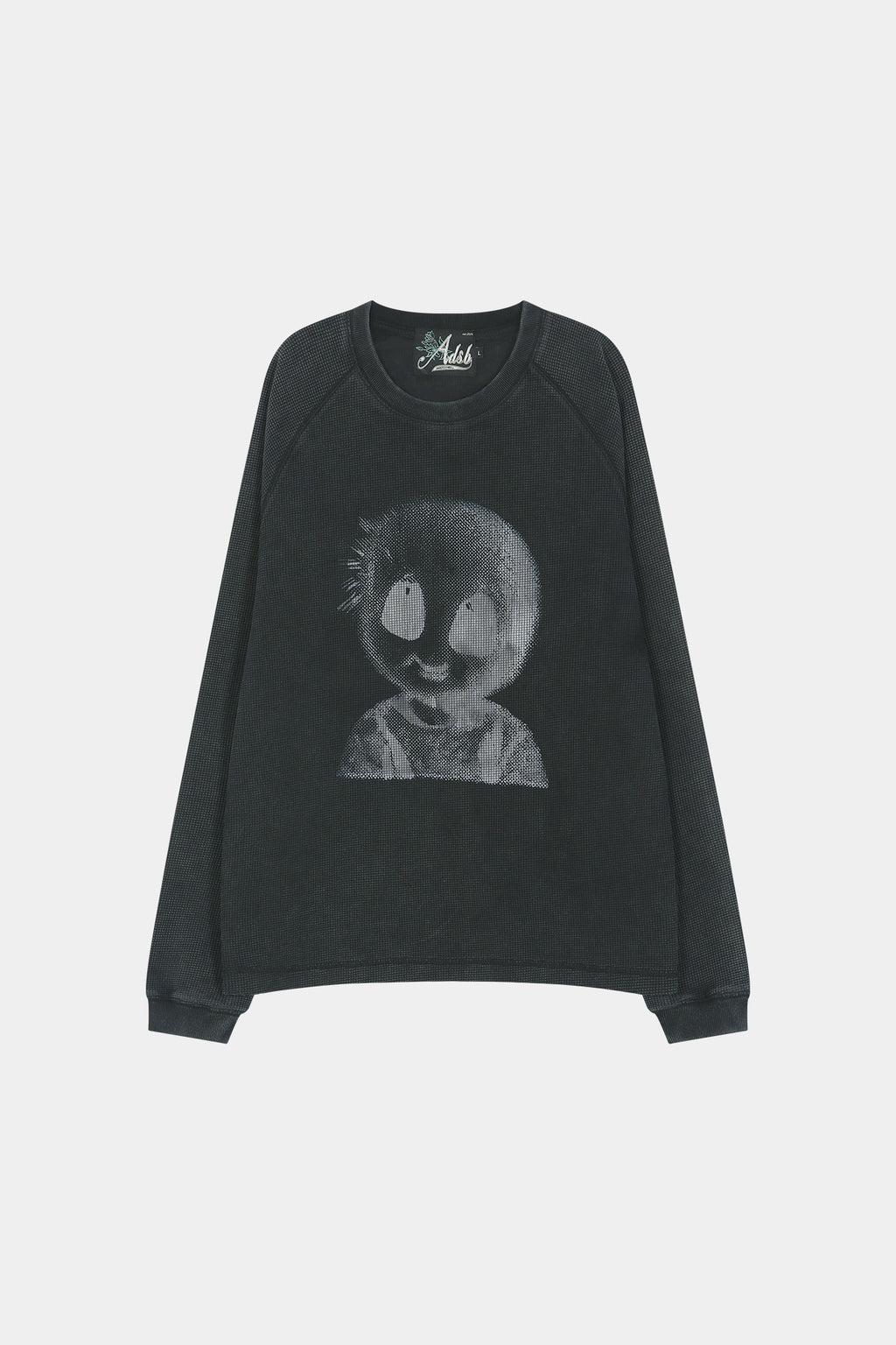 Andersson Bell - Unisex Alien Machinery Waffle Long Sleeve T-Shirt (washed Black) (Washed Black) product image 9 | TRAB K-Fashion Australia