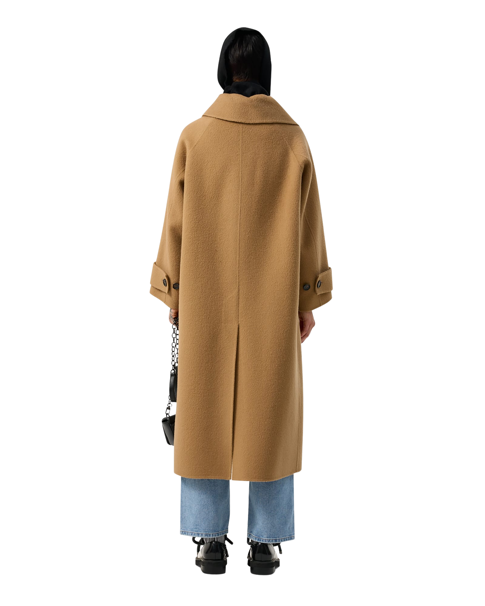 Kimhe Kim - Scarf Detail Long Coat (Beige) product image 19 | TRAB K-Fashion Australia