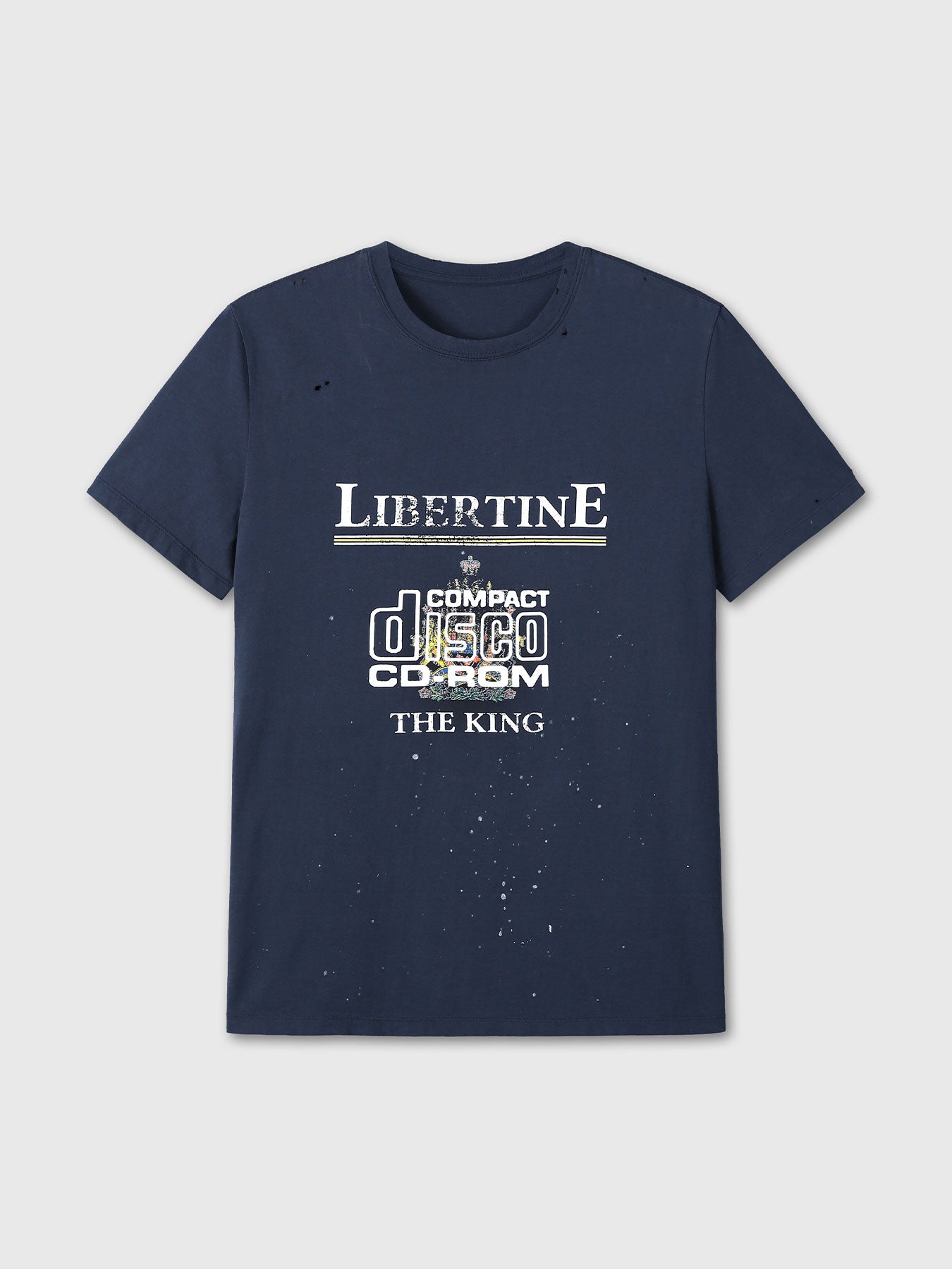 Tonywack - Distressed Libertine T-Shirt (Navy) product image 9 | TRAB K-Fashion Australia