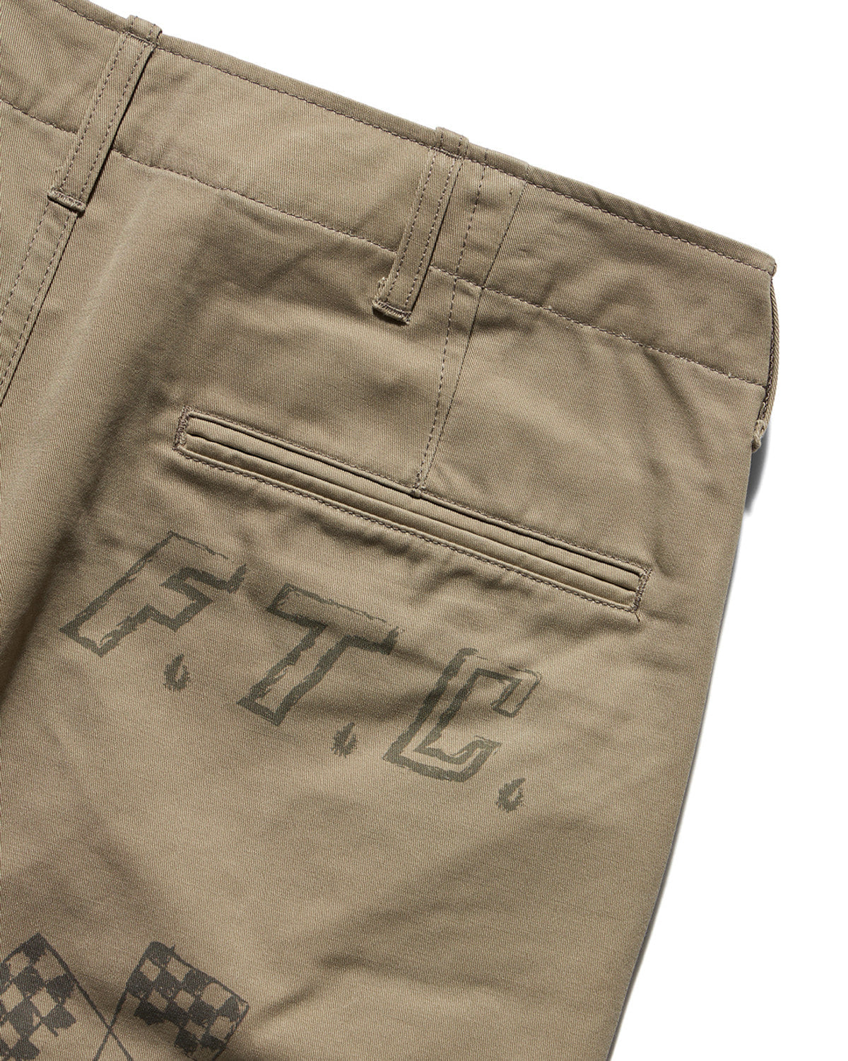 Eastlogue - Vintage Printing Chino Pants (Beige) product image 4 | TRAB K-Fashion Australia