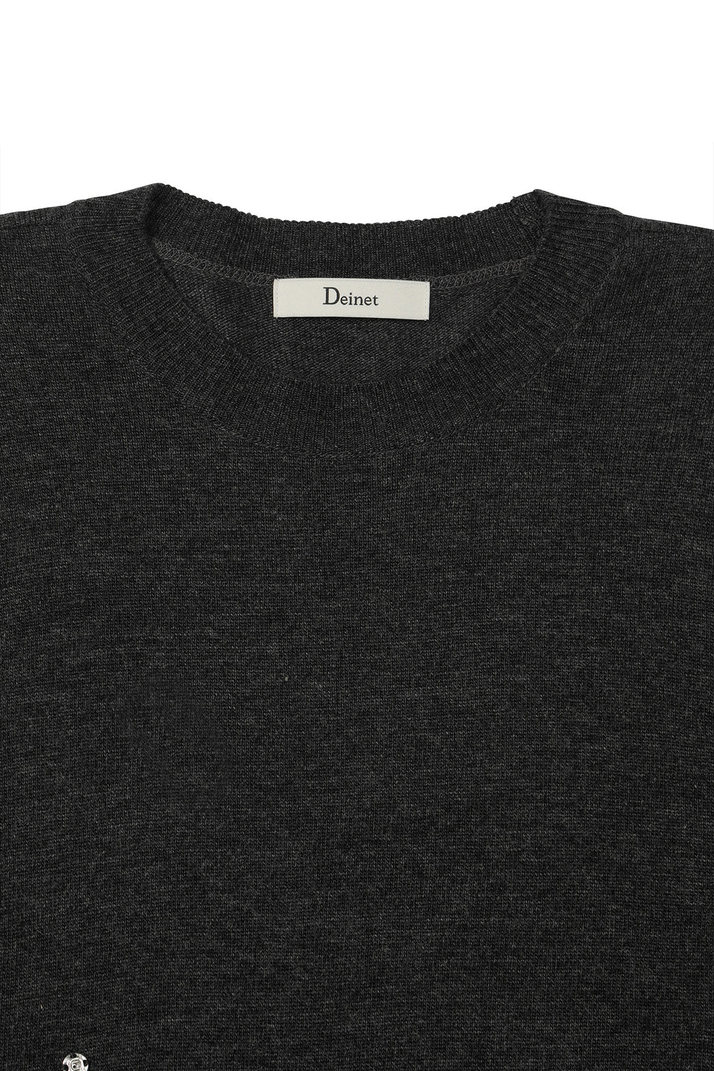 Deinet - Button Up Pullover Knit (Charcoal) product image 9 | TRAB K-Fashion Australia