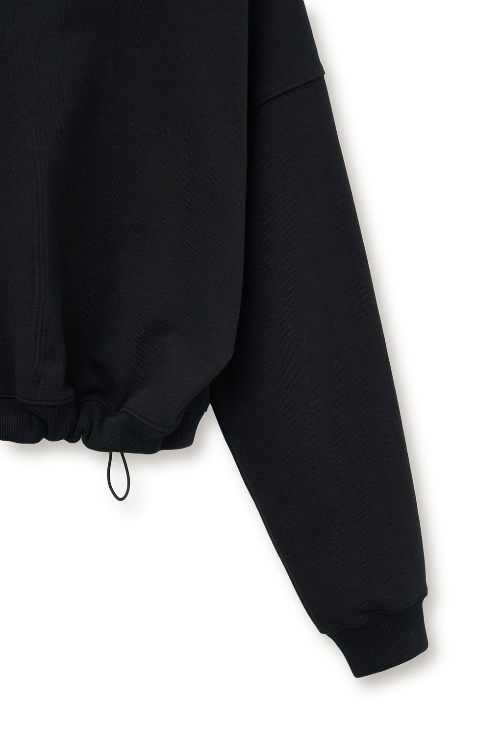 Matin Kim - Shoulder Hole Sweatshirt (Black) product image 4 | TRAB K-Fashion Australia