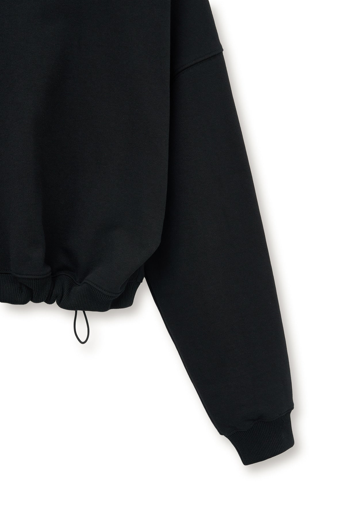 Matin Kim - Shoulder Hole Sweatshirt (Black) product image 4 | TRAB K-Fashion Australia