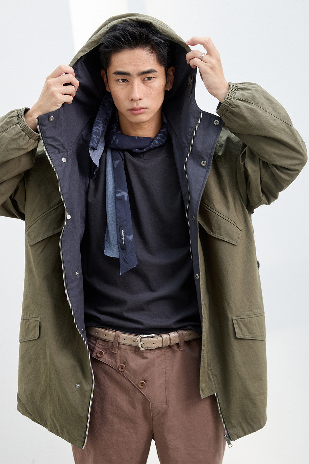 Hatchingroom - Reversible Parka (Khaki/Navy) product image 17 | TRAB K-Fashion Australia