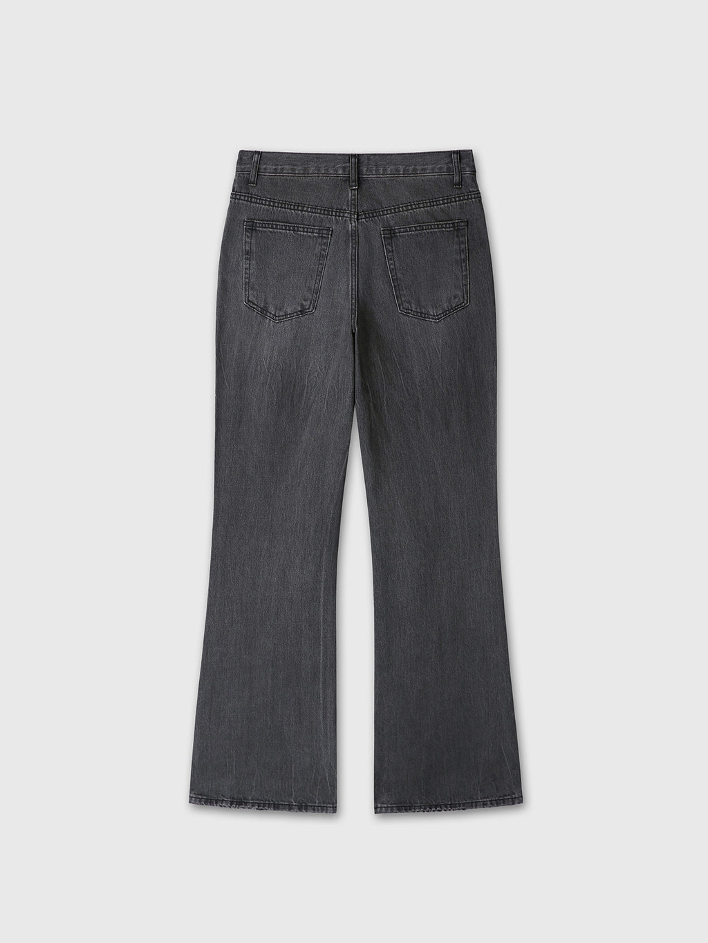 Tonywack - Flared-Leg Distressed Denim Jeans (Washed Black) product image 11 | TRAB K-Fashion Australia