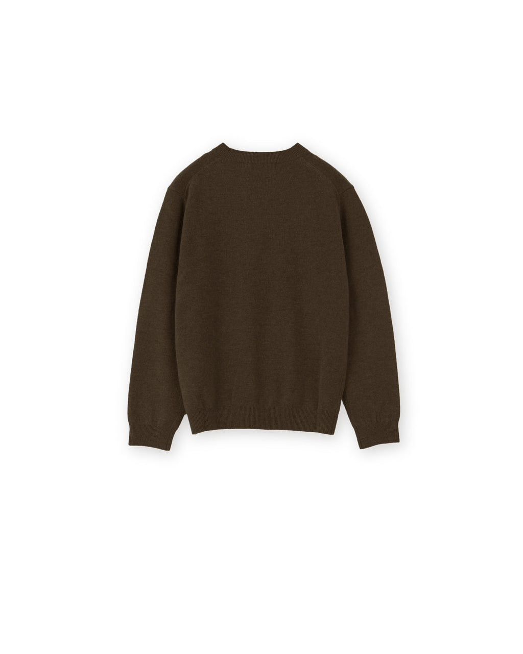 Brownyard - Extra Super Fine V Neck Knit (Brown) product image 2 | TRAB K-Fashion Australia