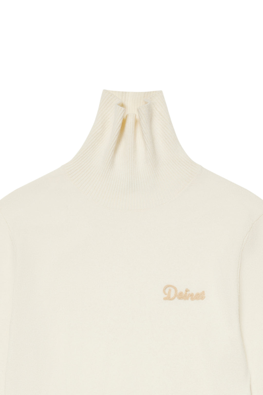 Deinet - Turtleneck Slim Knit Top (Cream) product image 3 | TRAB K-Fashion Australia