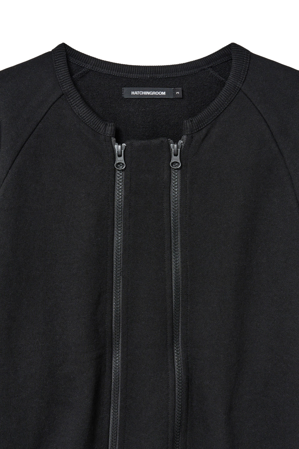 Hatchingroom - Dual Zip Cardigan (Black) product image 3 | TRAB K-Fashion Australia