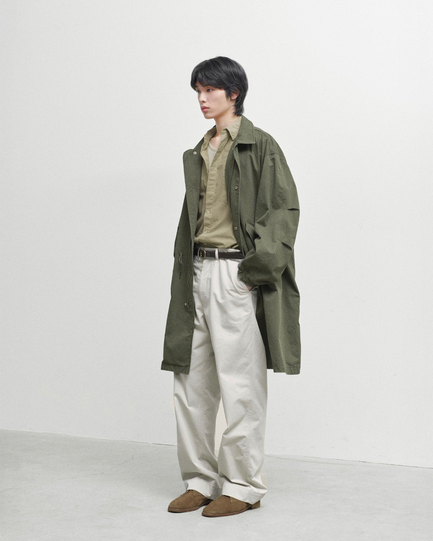 Brownyard - Washed Field Coat (Olive Grey) product image 1 | TRAB K-Fashion Australia