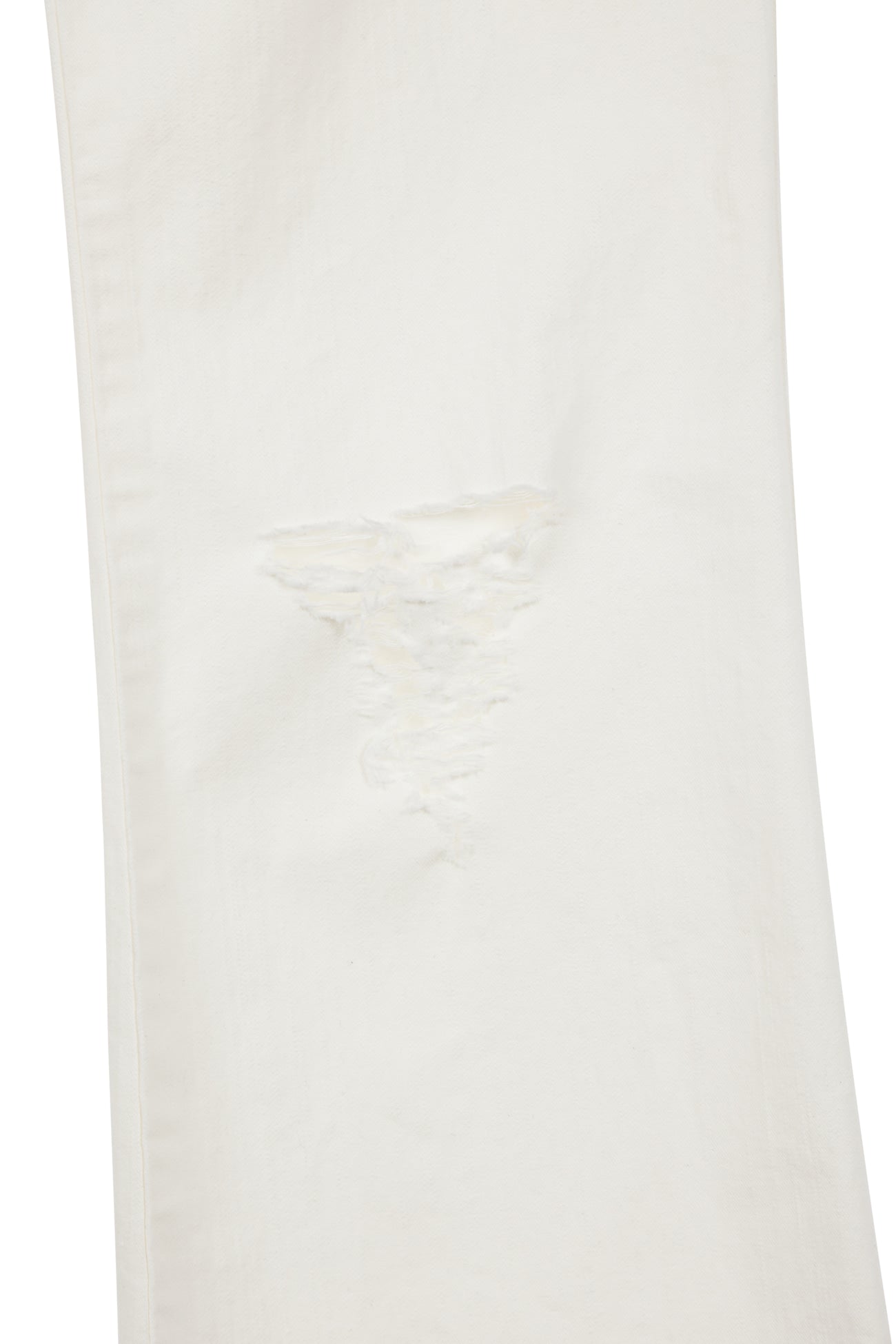 Deinet - Stud Line Damege Boots Cut Denim (White) product image 6 | TRAB K-Fashion Australia