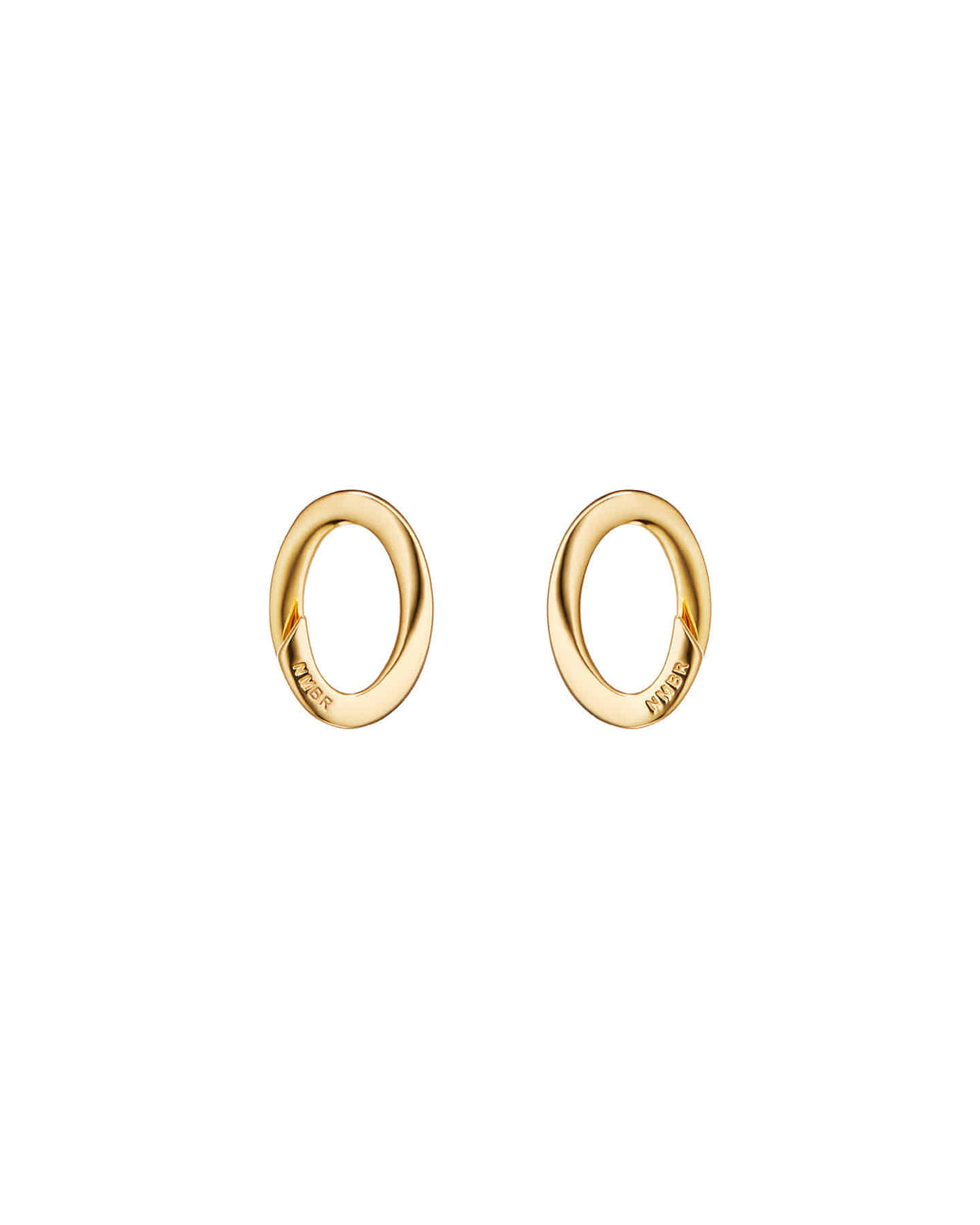Numbering - Flat Coil Oval Earrings #6116 product image 7 | TRAB K-Fashion Australia