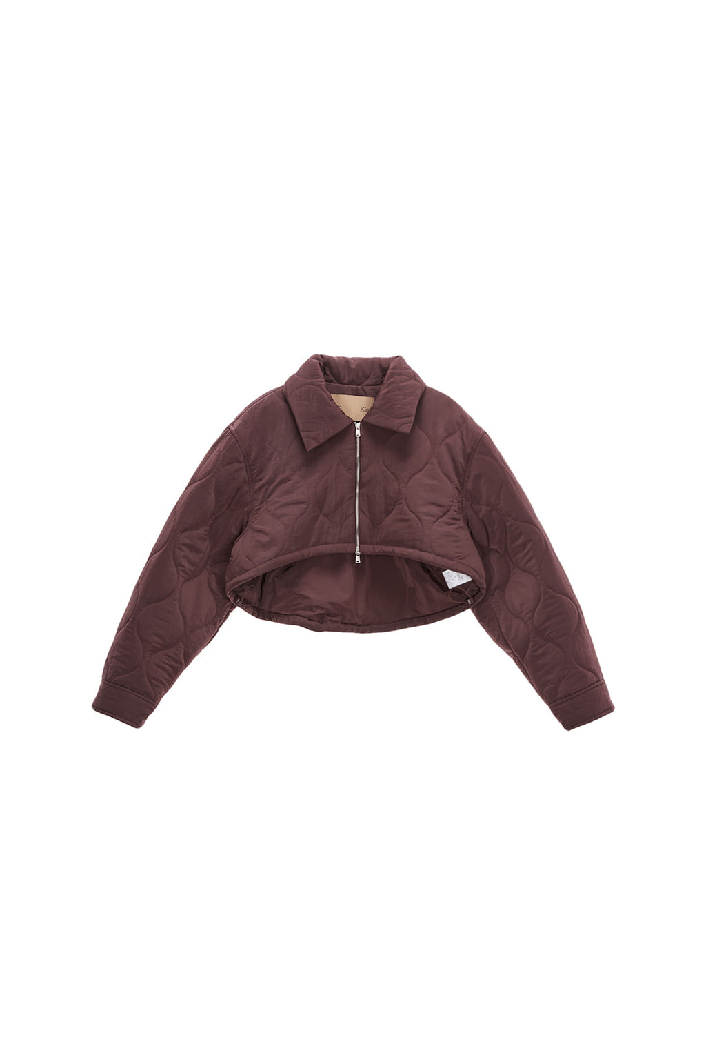 Matin Kim - Bolero Short Padding Jumper (Cocoa) product image 1 | TRAB K-Fashion Australia