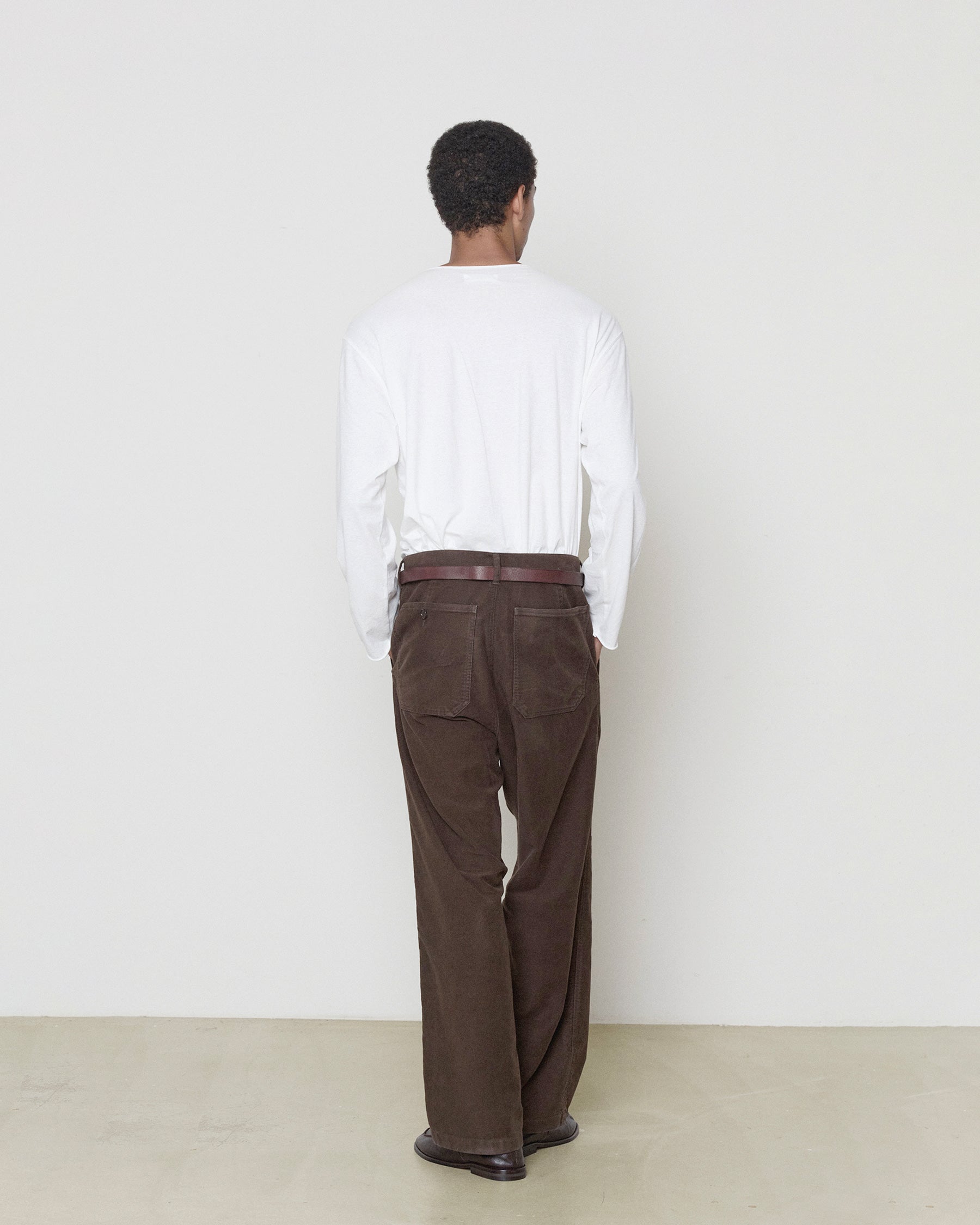 Brownyard - High Gauge V Neck Long Sleeve (Ivory) product image 2 | TRAB K-Fashion Australia