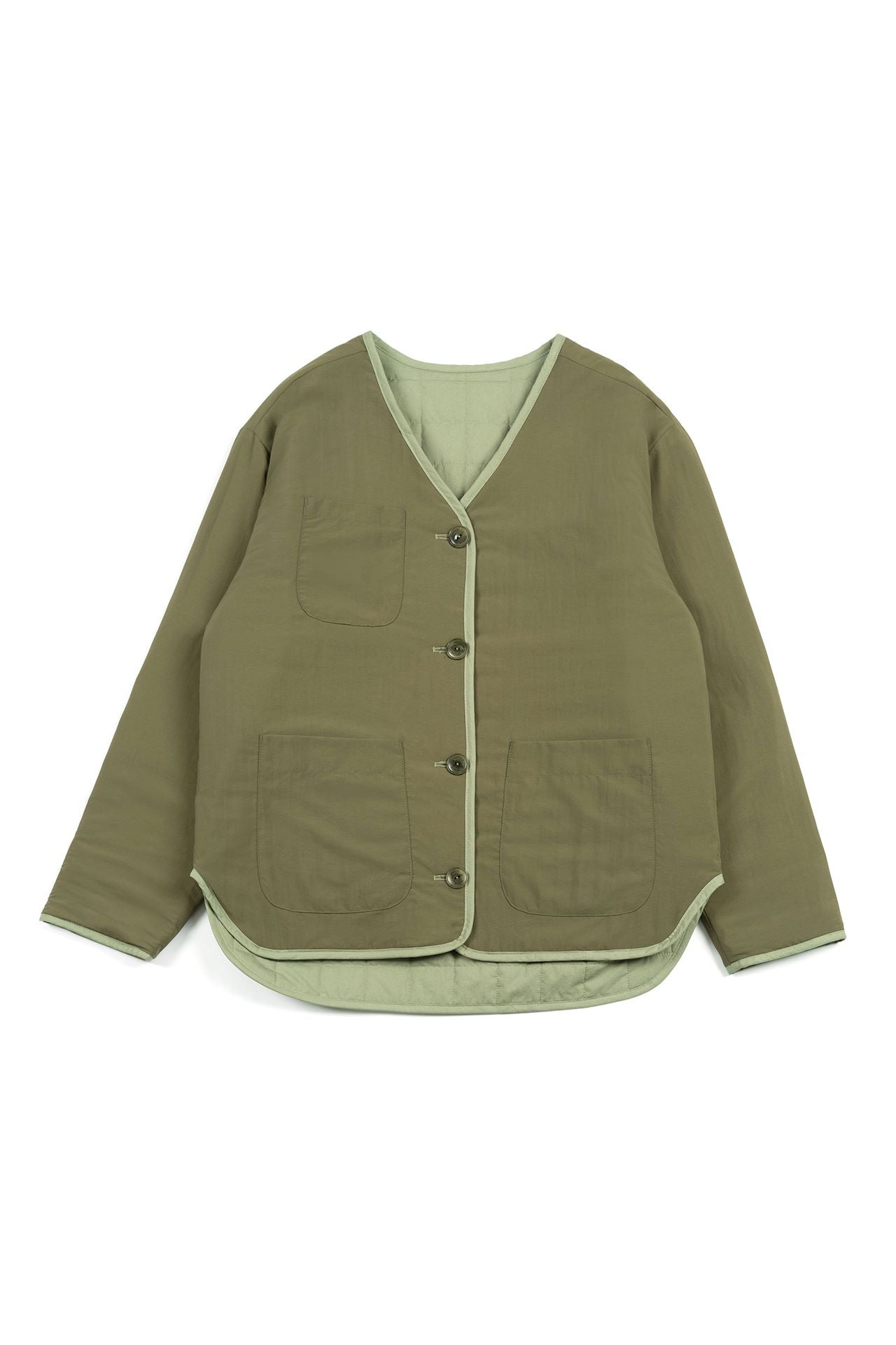 Ioedle - Welcome Gate Quilted Jacket (Olive) product image 4 | TRAB K-Fashion Australia