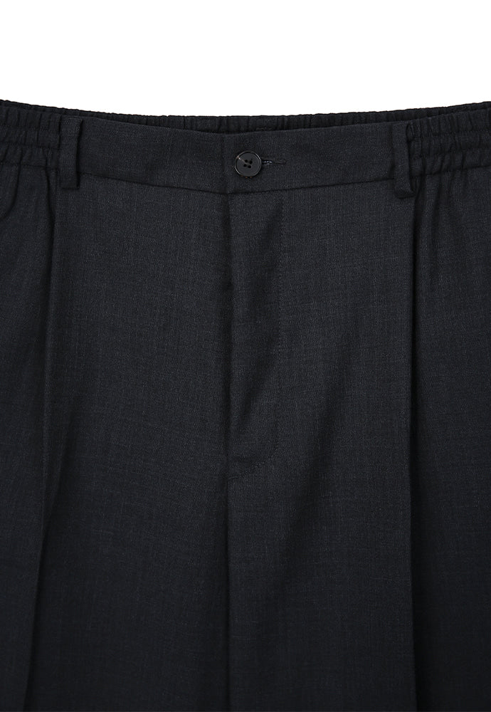 Tonywack - High-Density Wool Drawstring Wide Trousers (Grey) product image 7 | TRAB K-Fashion Australia