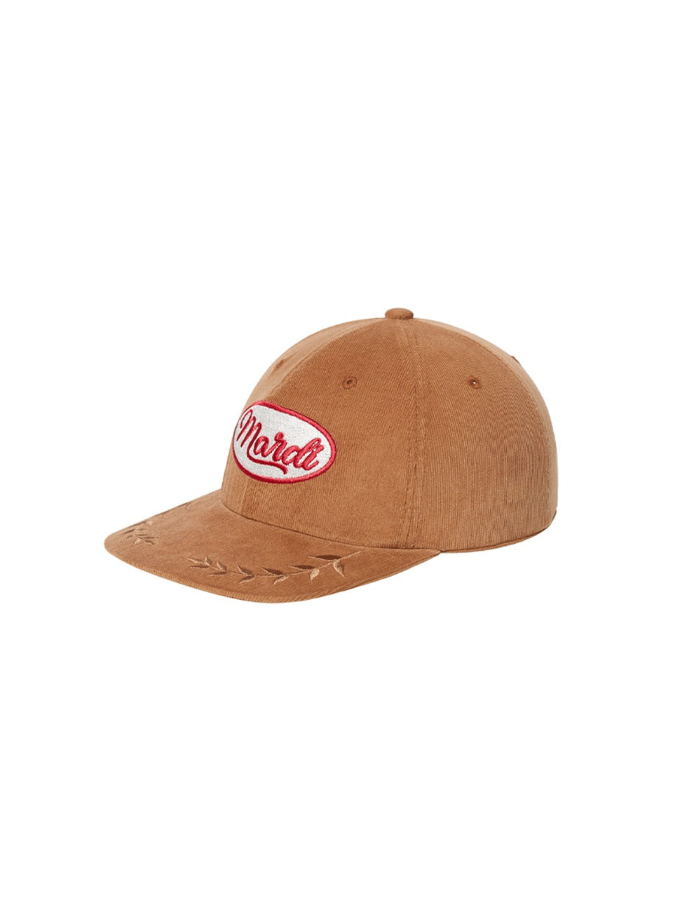 Mardi Mercredi - Corduroy Cap Mardi Vintage Logo (Camel) product image 1 | TRAB K-Fashion Australia