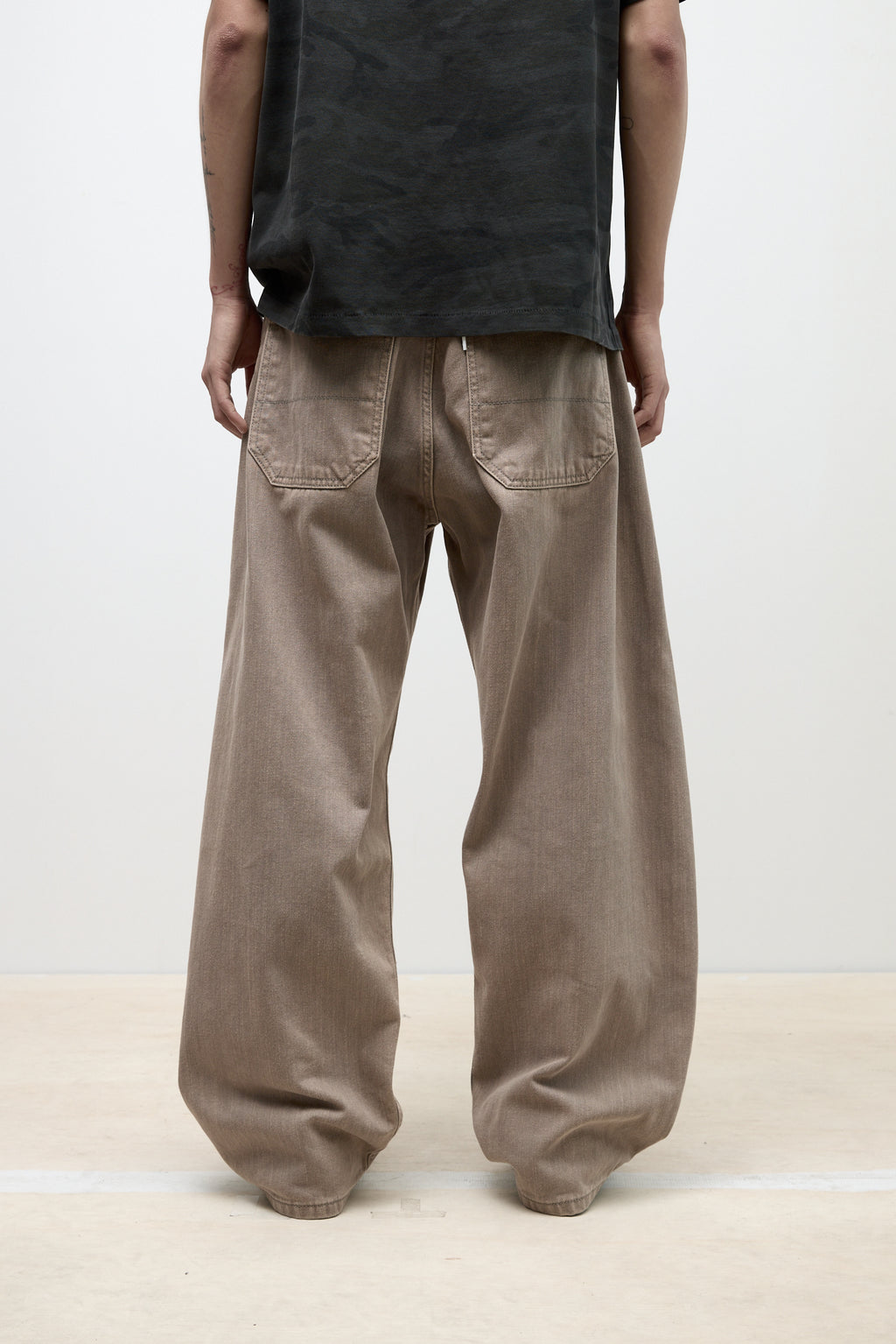 Hatchingroom - Curve Jeans Washed (Beige) product image 11 | TRAB K-Fashion Australia