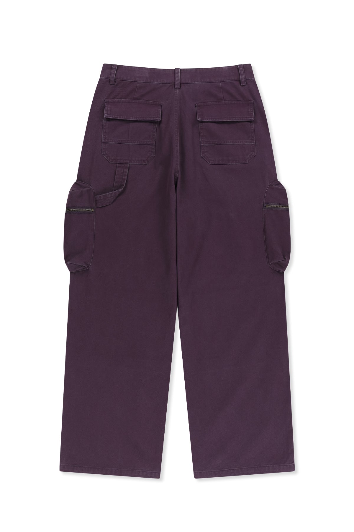 Matin Kim - Volume Tuck Cargo Pants (Purple) product image 3 | TRAB K-Fashion Australia