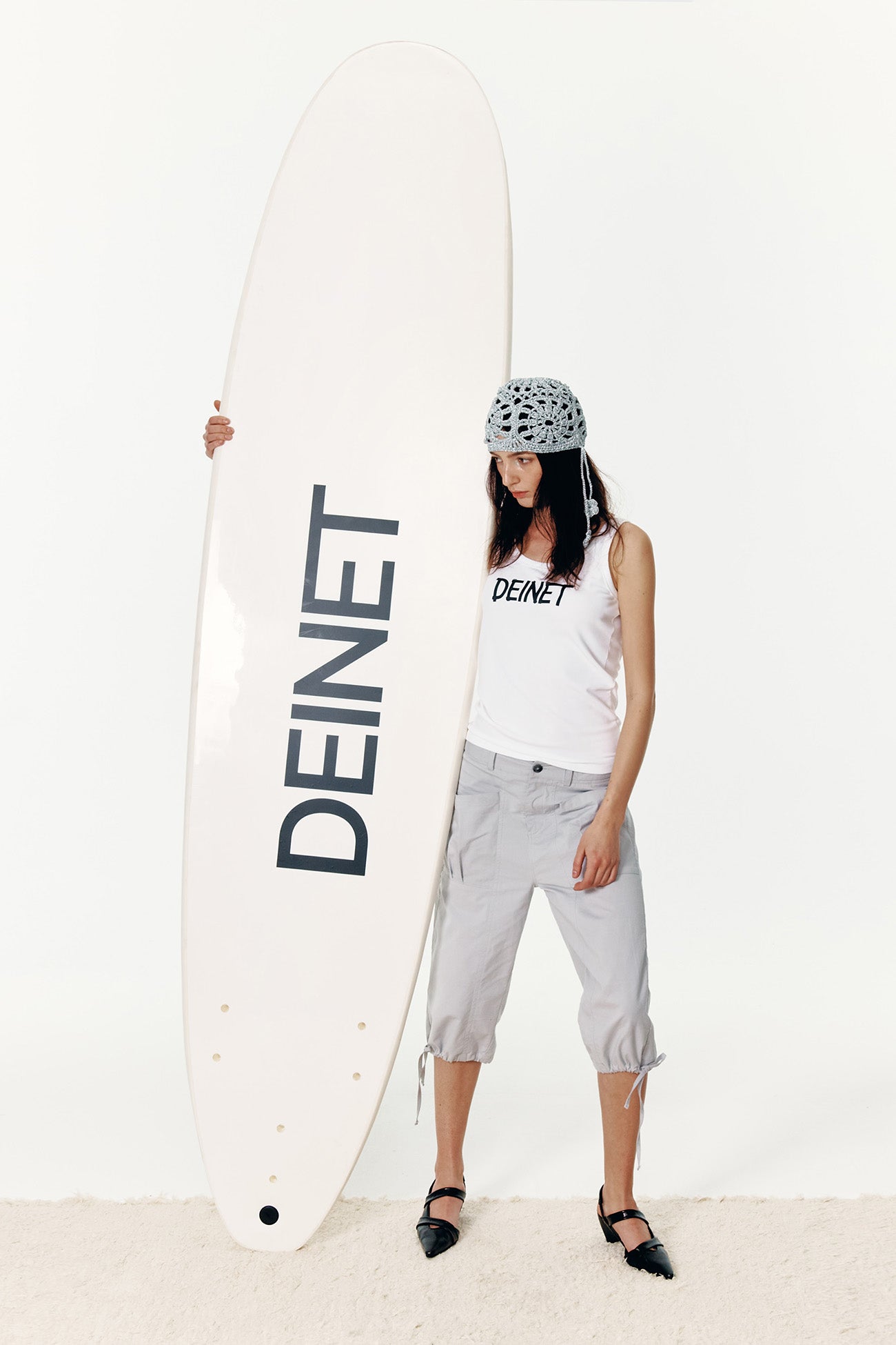 Deinet - Two Buckle Half Pants (Light Grey) product image 2 | TRAB K-Fashion Australia