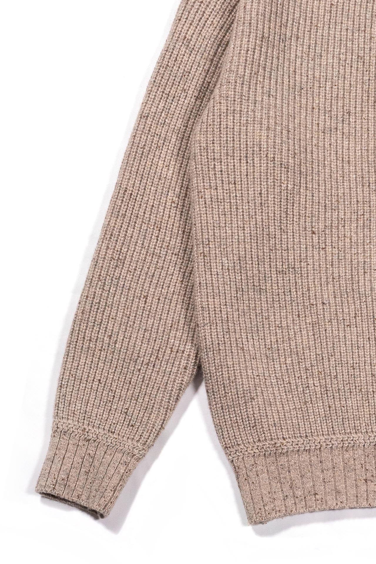 Ioedle - Building Forest Wool Blend Half Zip-Up Knit Pullover (Beige) product image 7 | TRAB K-Fashion Australia