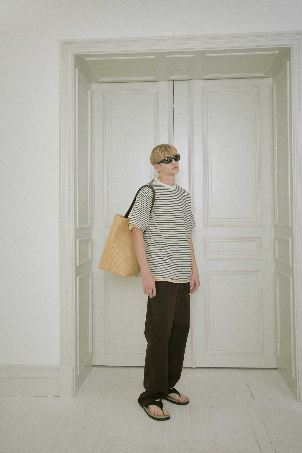 Stu - Straight Denim Pants (Brown) product image 10 | TRAB K-Fashion Australia