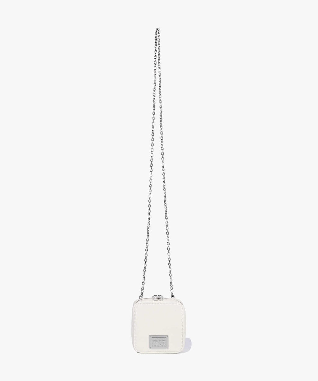 Marithe & Francois Girbaud - Classic Logo Chain Zip Wallet (Ivory) product image 1 | TRAB K-Fashion Australia