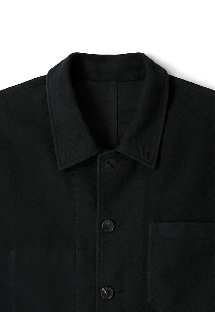 Art if acts - Washed Moleskin French Work Jacket (Faded Black) product image 9 | TRAB K-Fashion Australia
