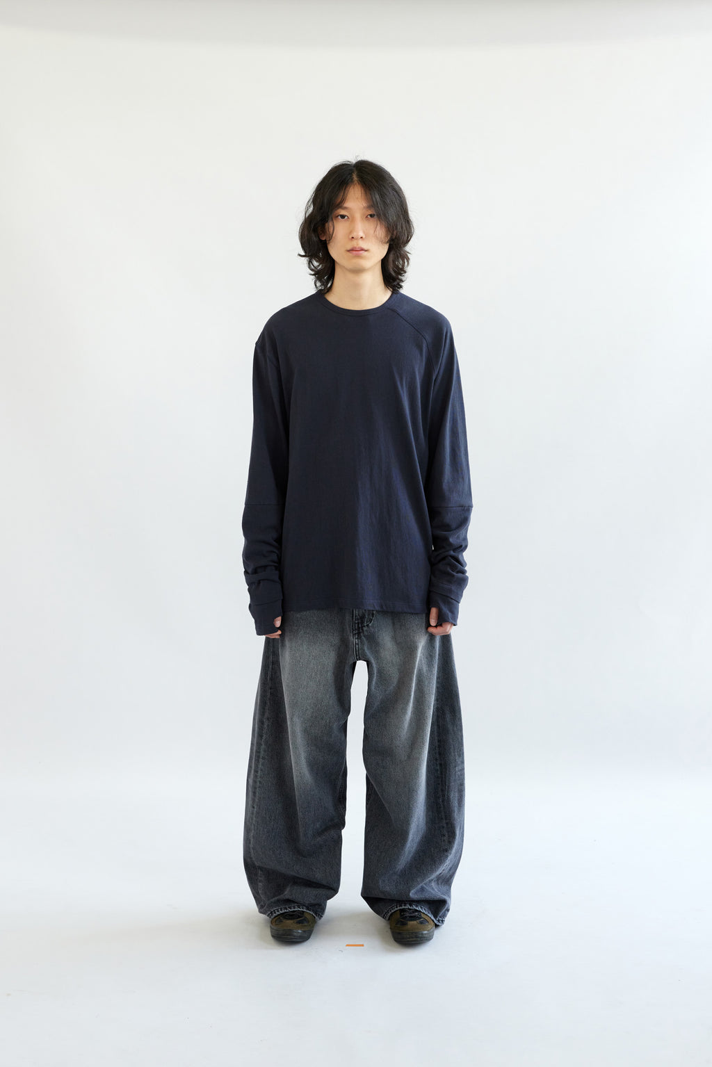 Hatchingroom - Wide Curve Jeans Washed (Black) product image 3 | TRAB K-Fashion Australia