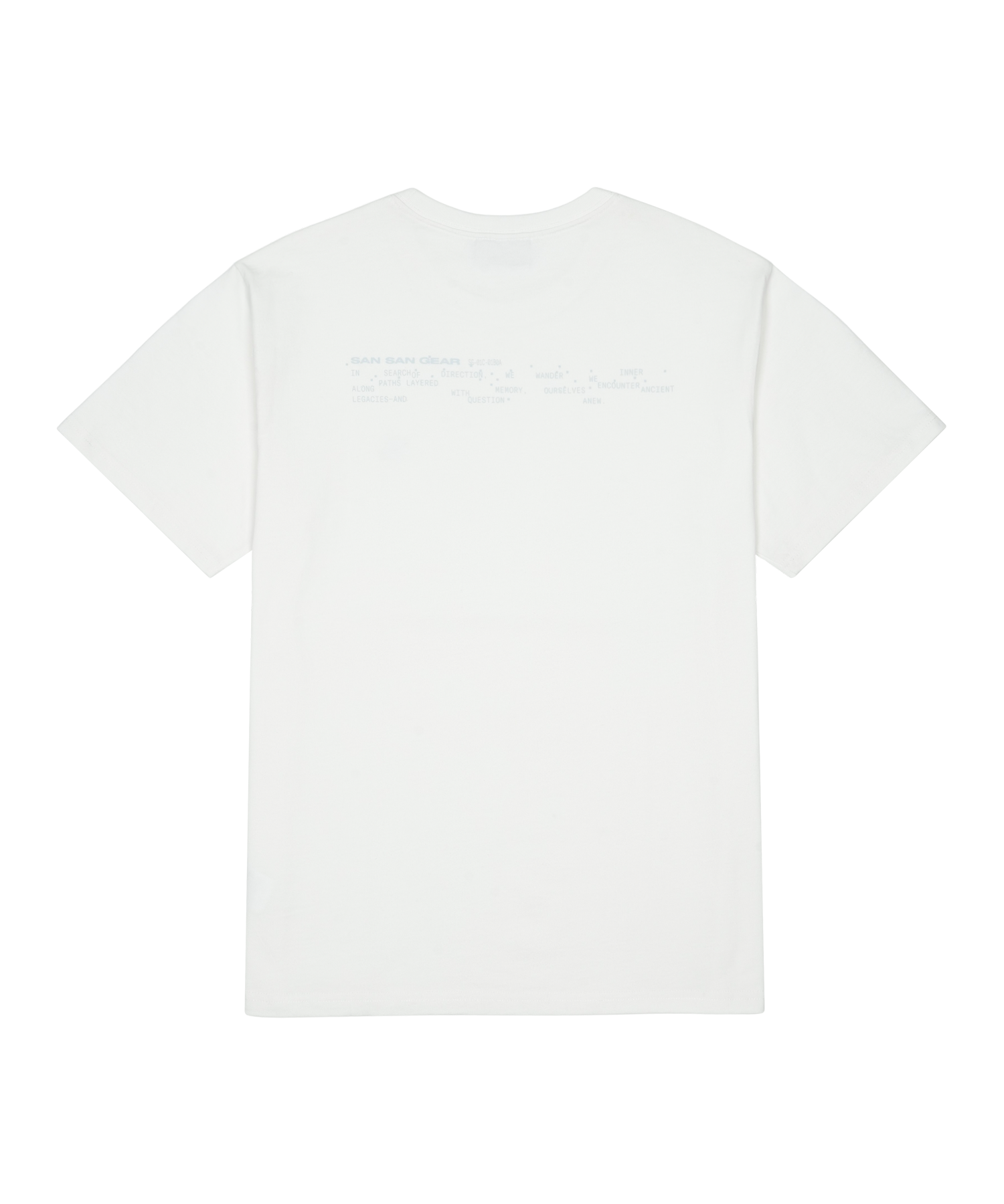 San San Gear - Logo T-Shirt (White) product image 2 | TRAB K-Fashion Australia