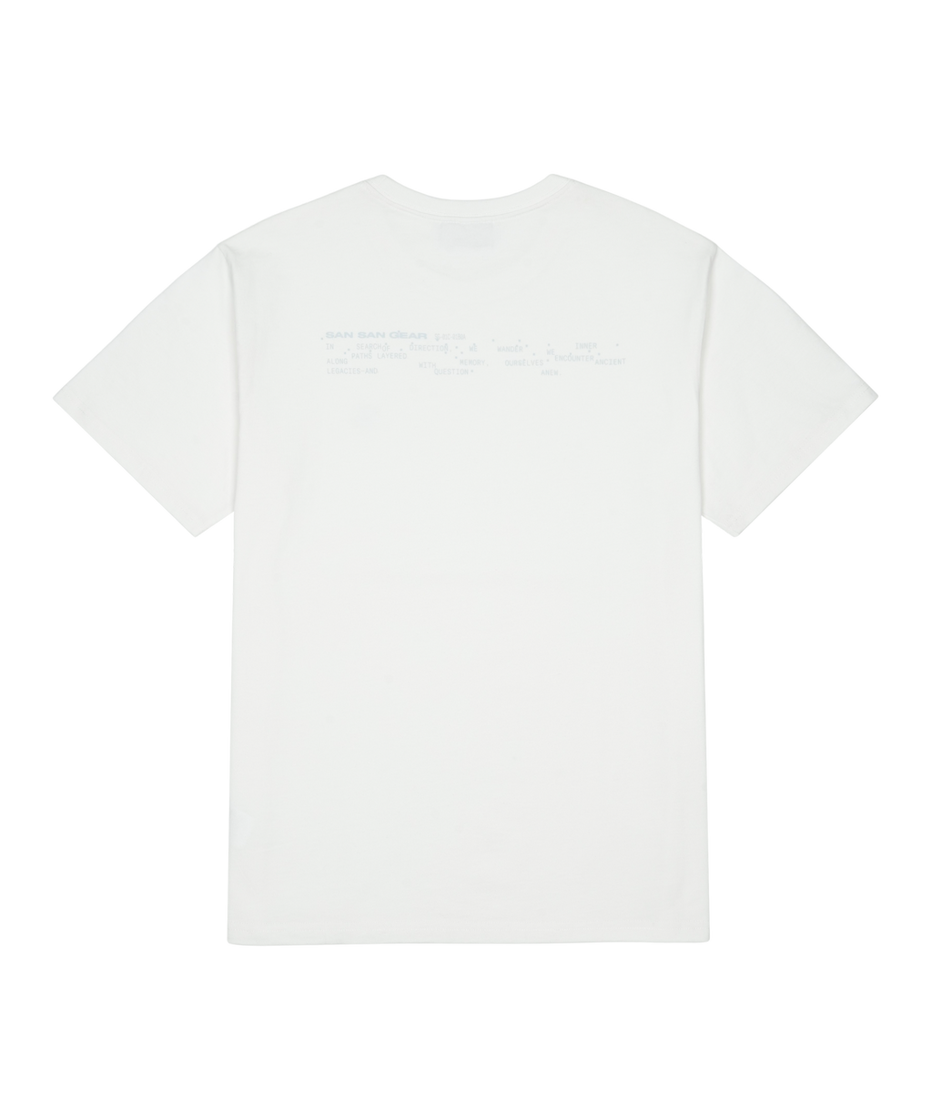 San San Gear - Logo T-Shirt (White) product image 2 | TRAB K-Fashion Australia