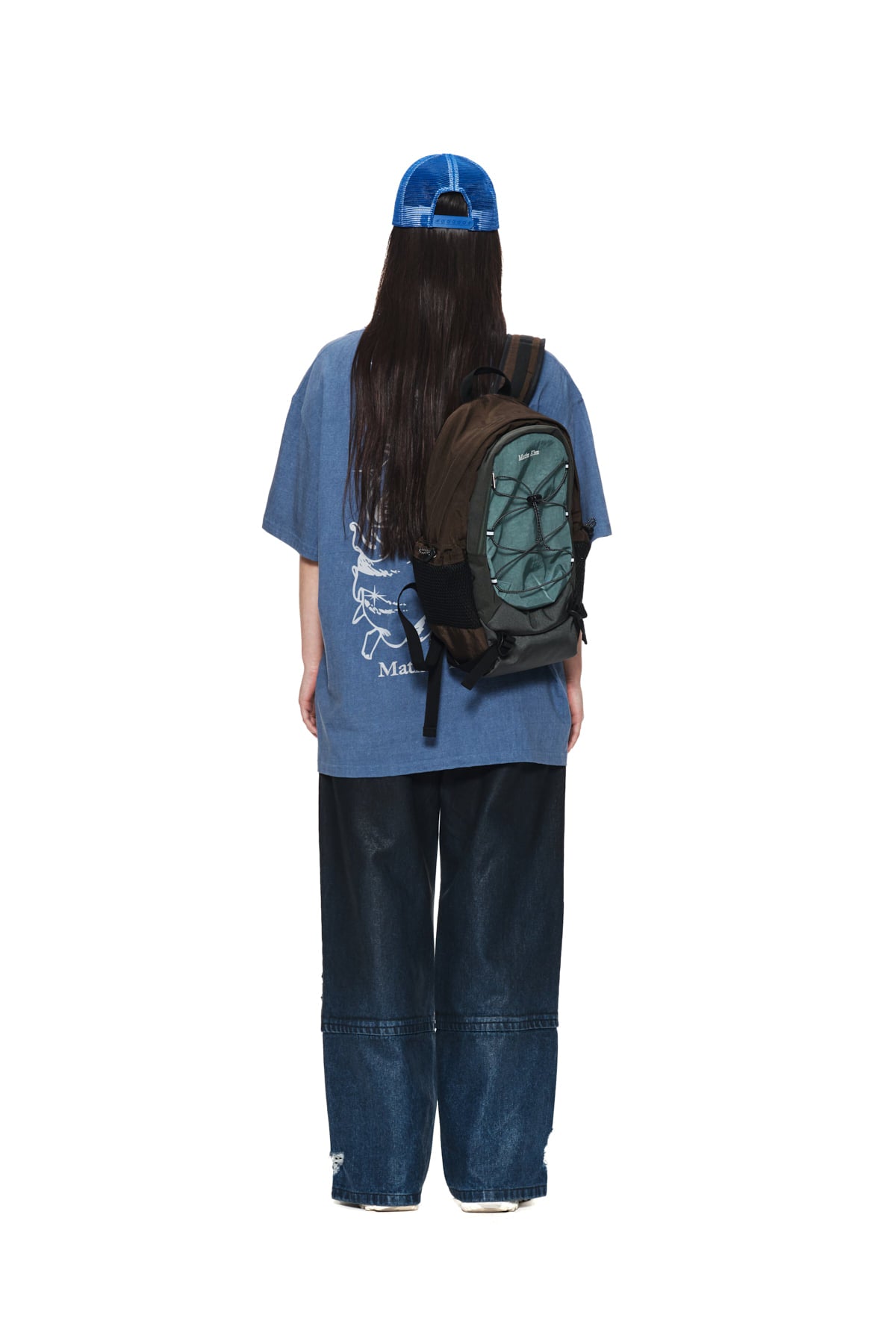 Matin Kim - Gradation Brush Denim Pants (Blue) product image 7 | TRAB K-Fashion Australia
