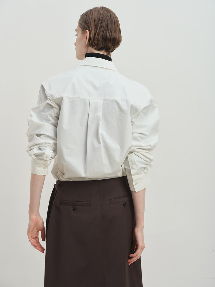 Tonywack - Wool Wrap Midi-Skirt (Ebony) product image 5 | TRAB K-Fashion Australia