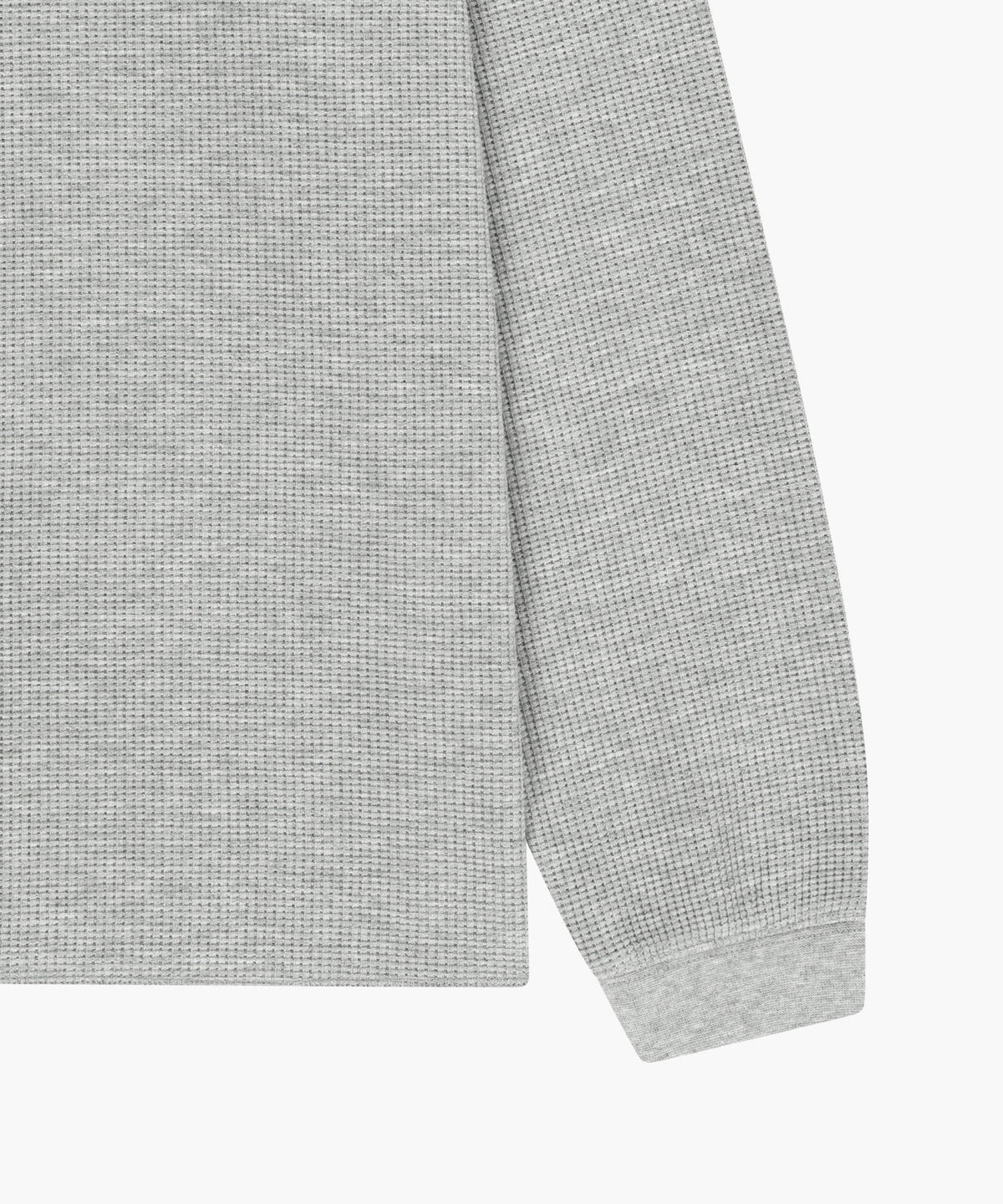 Marithe & Francois Girbaud - Waffle Long Sleeve Tee (Heather Gray) product image 5 | TRAB K-Fashion Australia
