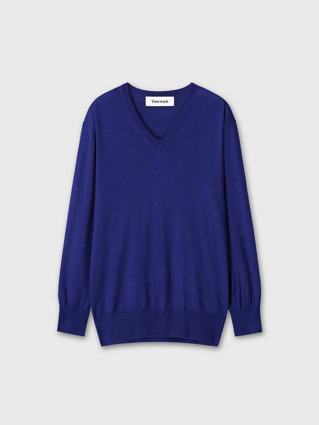 Tonywack - Airy Cashmere V-Neck (Blue) product image 10 | TRAB K-Fashion Australia