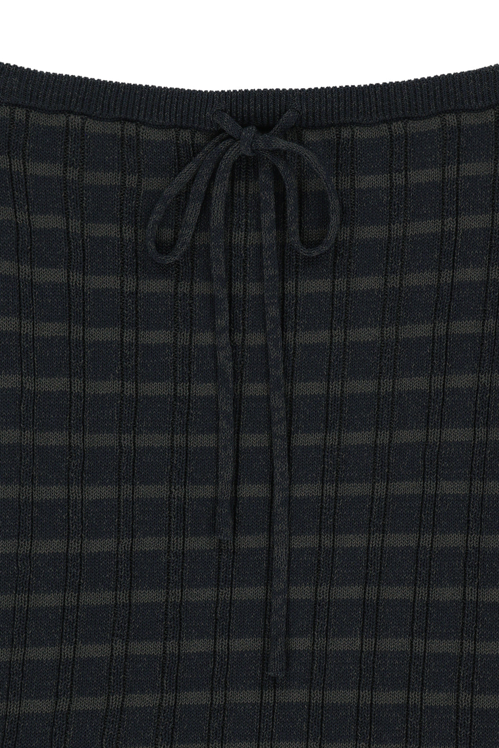 Matin Kim - Stripe Knit Tube Top (Navy) product image 3 | TRAB K-Fashion Australia